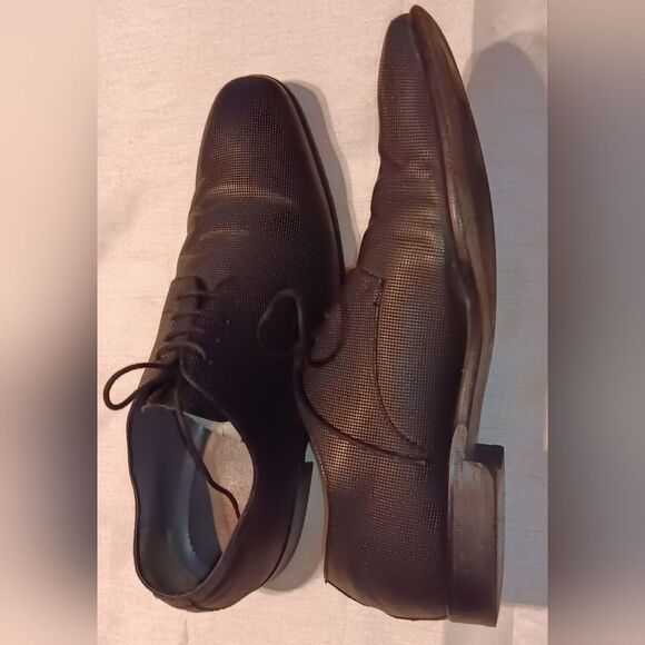 Hugo Boss Textured Leather Oxford Men\'s Size 10